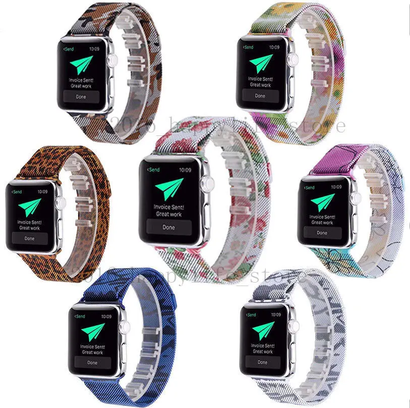 

Be riotous with colour milanese apple watch band strap for 38mm 40mm 42mm 44mm wrist watch band for 1/2/3/4/5/6/se