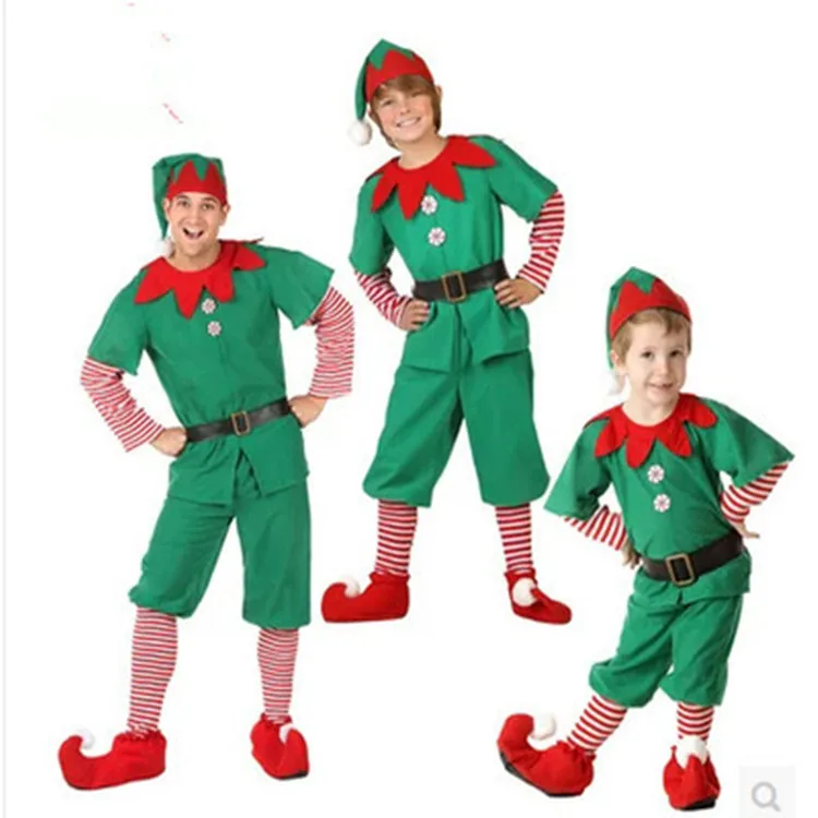 

children parent-offspring christmas dance cosplay christmas boy and girl costumes