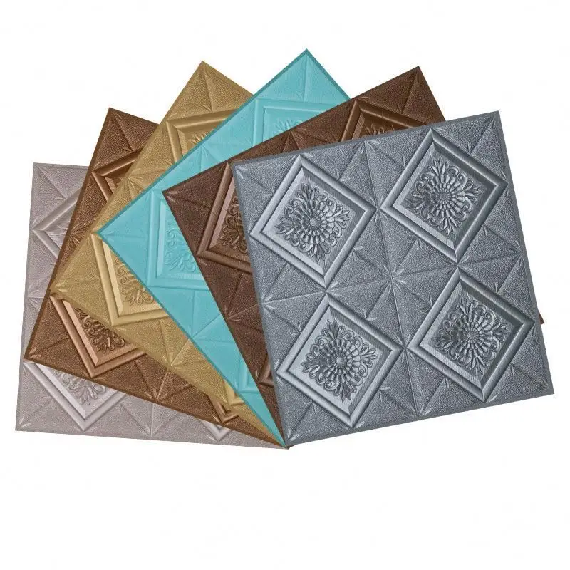 

Anti-collision waterproof wall paper xpe foam wall sticker 3d foam wall stickers, Customized color