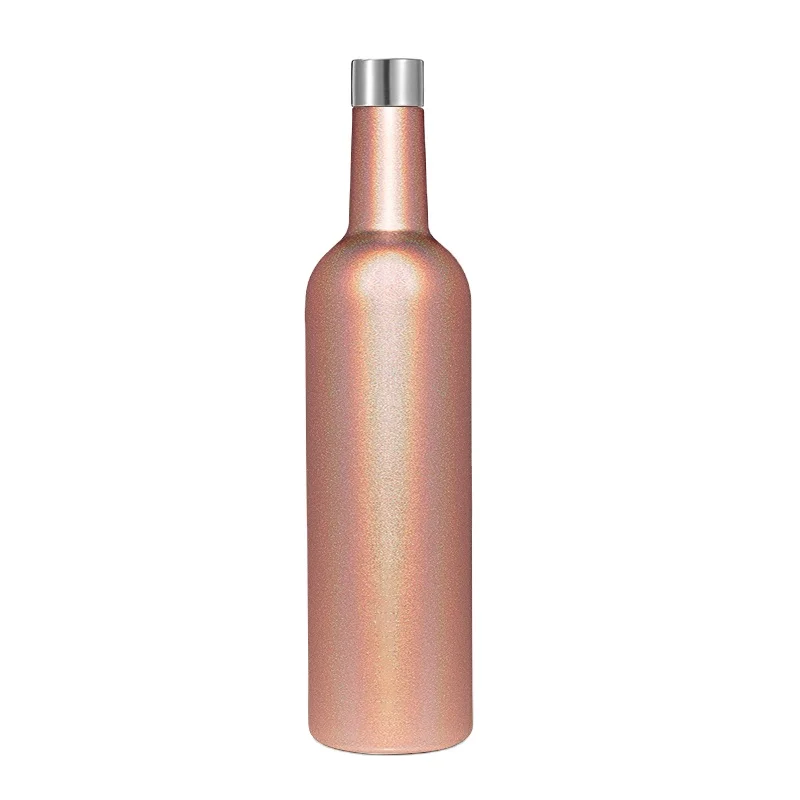 

Empty wine bottles hot sale high quality best gift wine bottle insulated 750 ml water bottle, Customized color