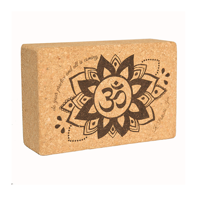 

Cork yoga wheel kit with cork yoga block for easy to train yoga