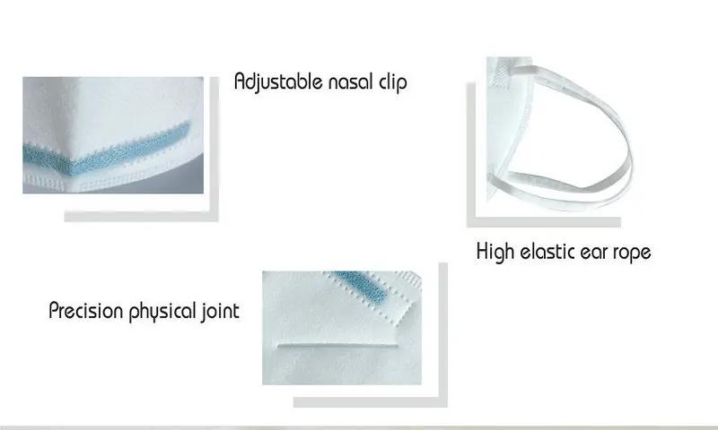 
hot sale Non-woven Disposable KN95 mask filter Face Mask Earloop KN95 