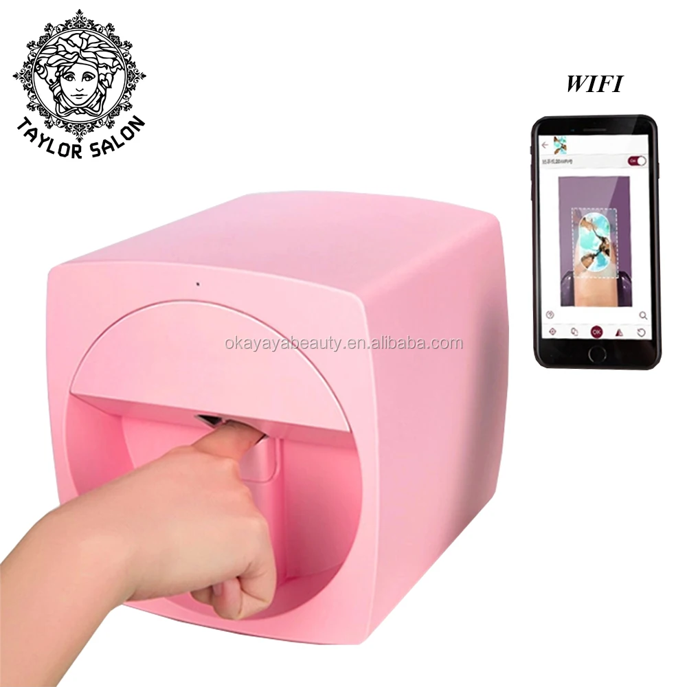 

multifunction portable nail art printer machine for Wifi wireless 3D nail printer
