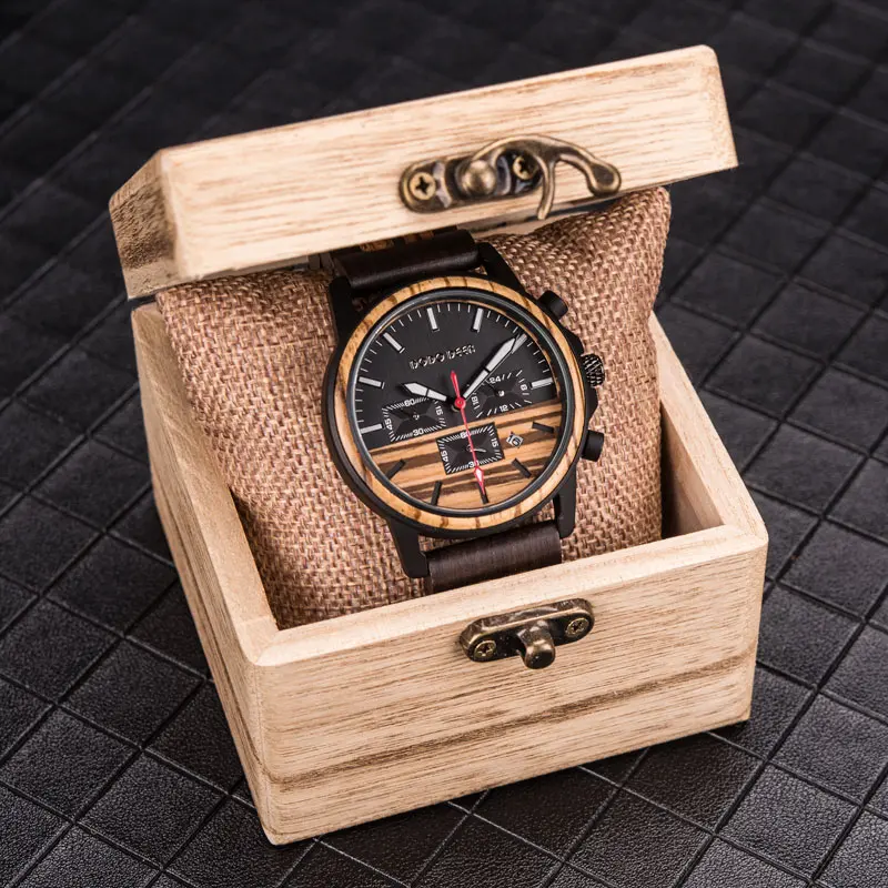 

Saat Jam tangan Bamboo watches Custom logo Wooden Watch OEM Waterproof Montres Mens Watches In Wristwatches Luxury