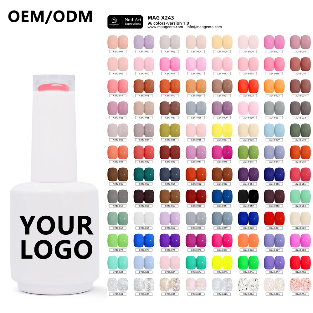 

96 Colors New Series15ml UV Gel Long Lasting Easy Apply Nail Polish Color Gel