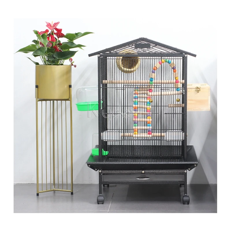 

Metal encryption wire removable bird cage breeding bird cages big parrot cage for sale