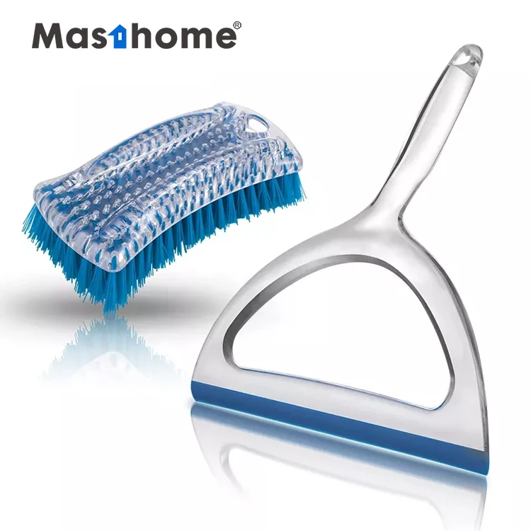 

Masthome new transparent acrylic kitchen dish plastic handle brush for kitchen wash cleaning