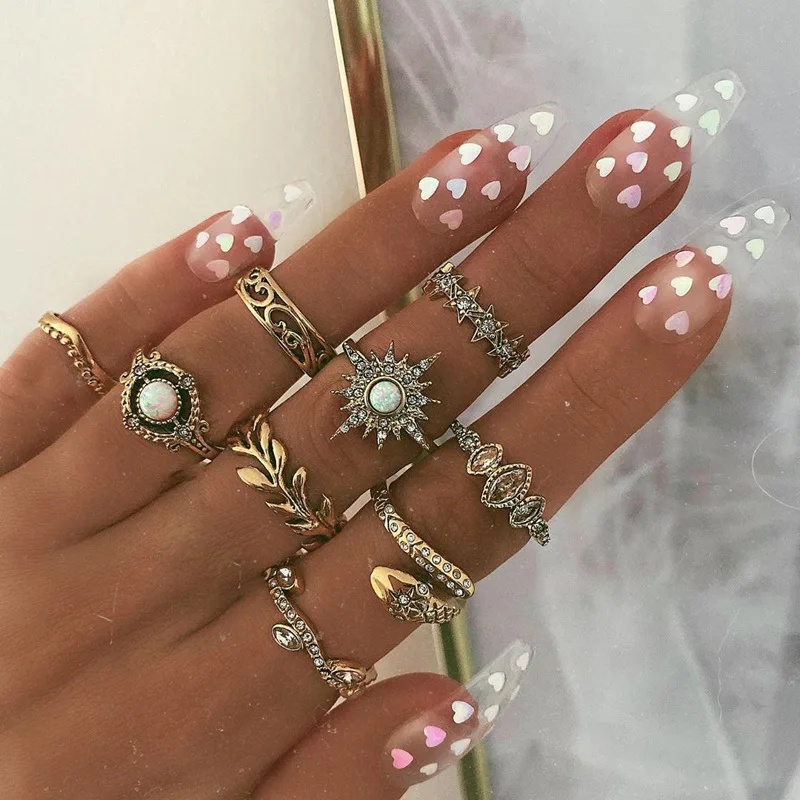 

Fashion gold rings logo jewelry set for women Wholesale ND2105247, Picture