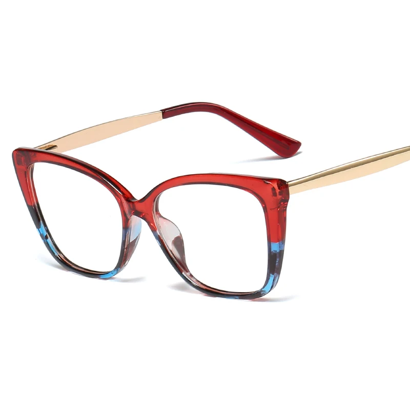 

SHINELOT 92313 Brand New Tr90 Ultralight Memory Optical Frames Fashion Women Square Eyeglasses With Blue Light Wholesale Online