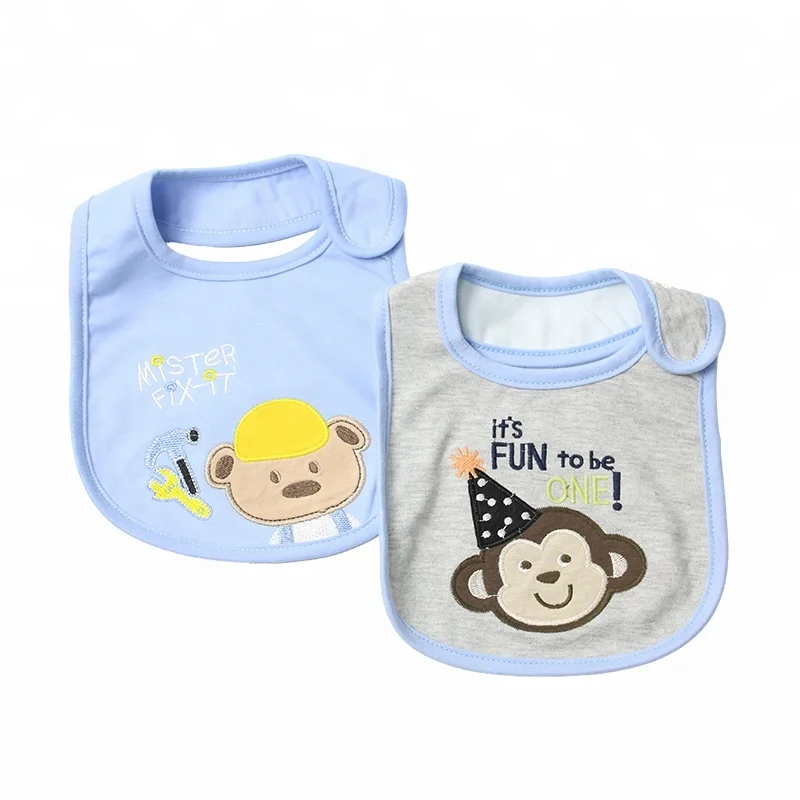 

BSCI Waterproof Custom Baby Drool Bibs Cotton Baby Bibs, Same as picture or customized color