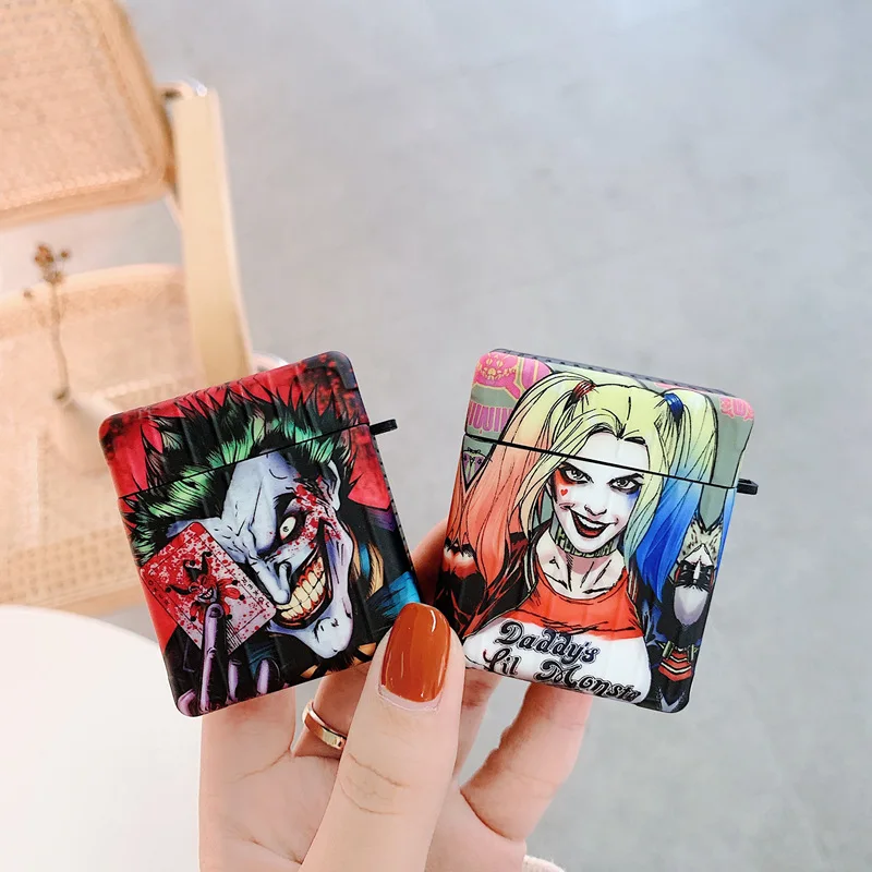 

Wholesale Factory Joker Harley Quinn Movies Suicide Squad For Airpods 1 2 3 Pro Case Earphone Case Cute Cover Free Shipping, Multi