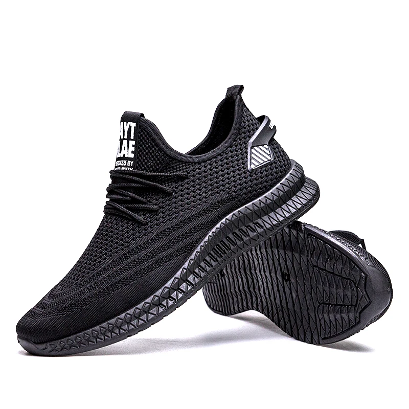 

cheap fashion design black white mesh rubber mens trainers casual running sneakers sport men shoes, Custom ( black&red)