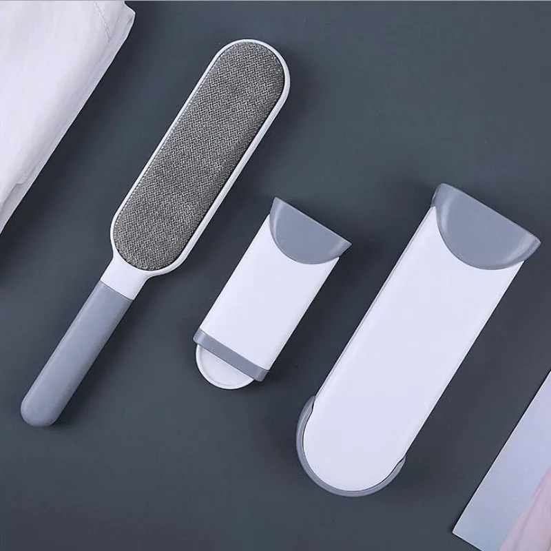 

3 Pes/Set Brush Reusable Self-Cleaning Pet Dog Hair Brush Set Double Lint Remover tool Fur Scrub Clothes Bag Dust lint brushes, 5 colors