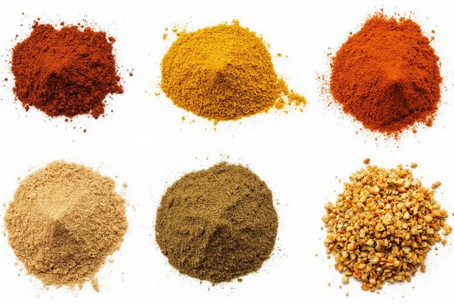 Various international dishes featuring different cumin substitute applications