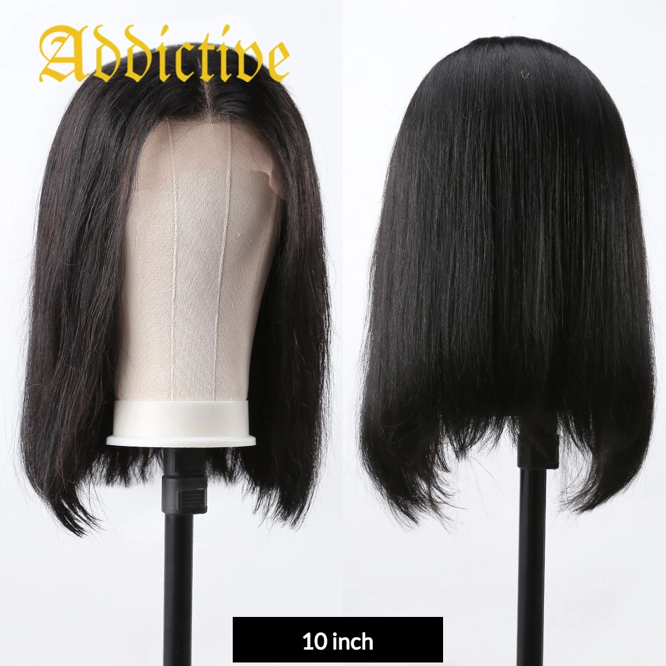 

Addictive 13*4 Lace Front Long Pink Bone Straight Human Hair Wig