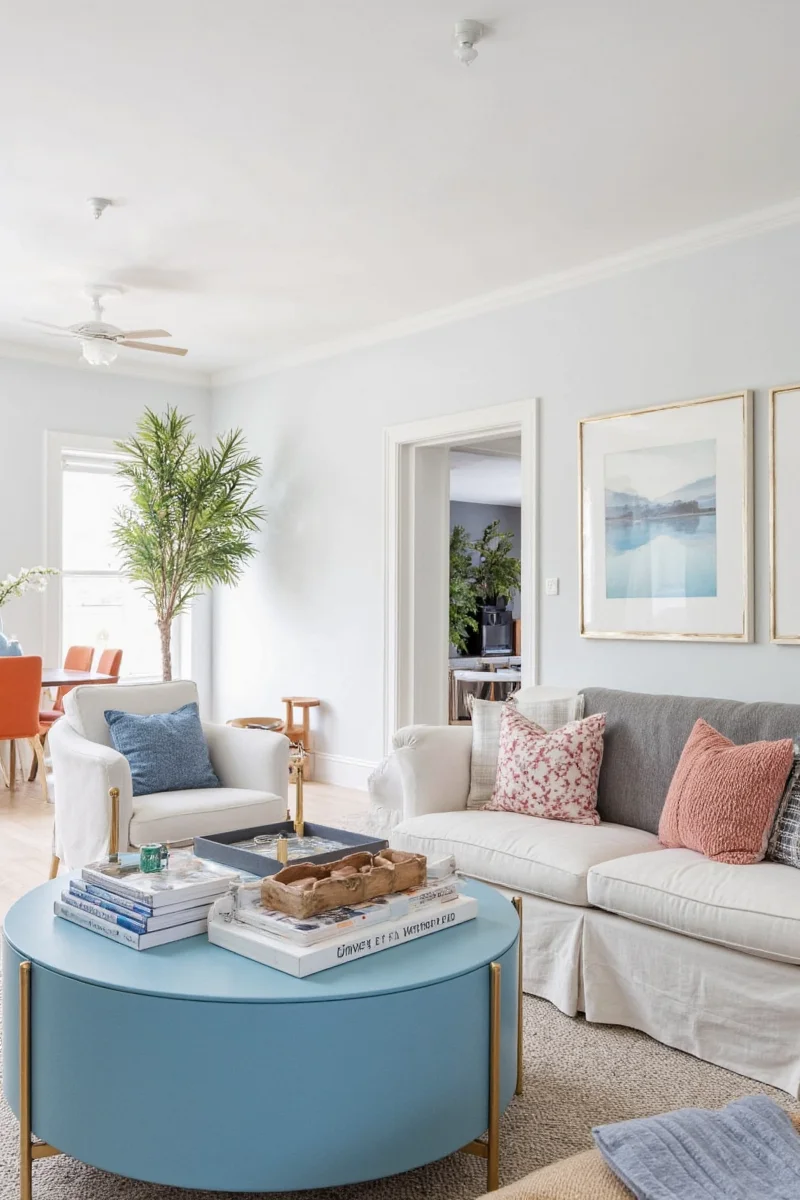 light blue coffee tables the secret ingredient for a family friendly living room with expert buying guide