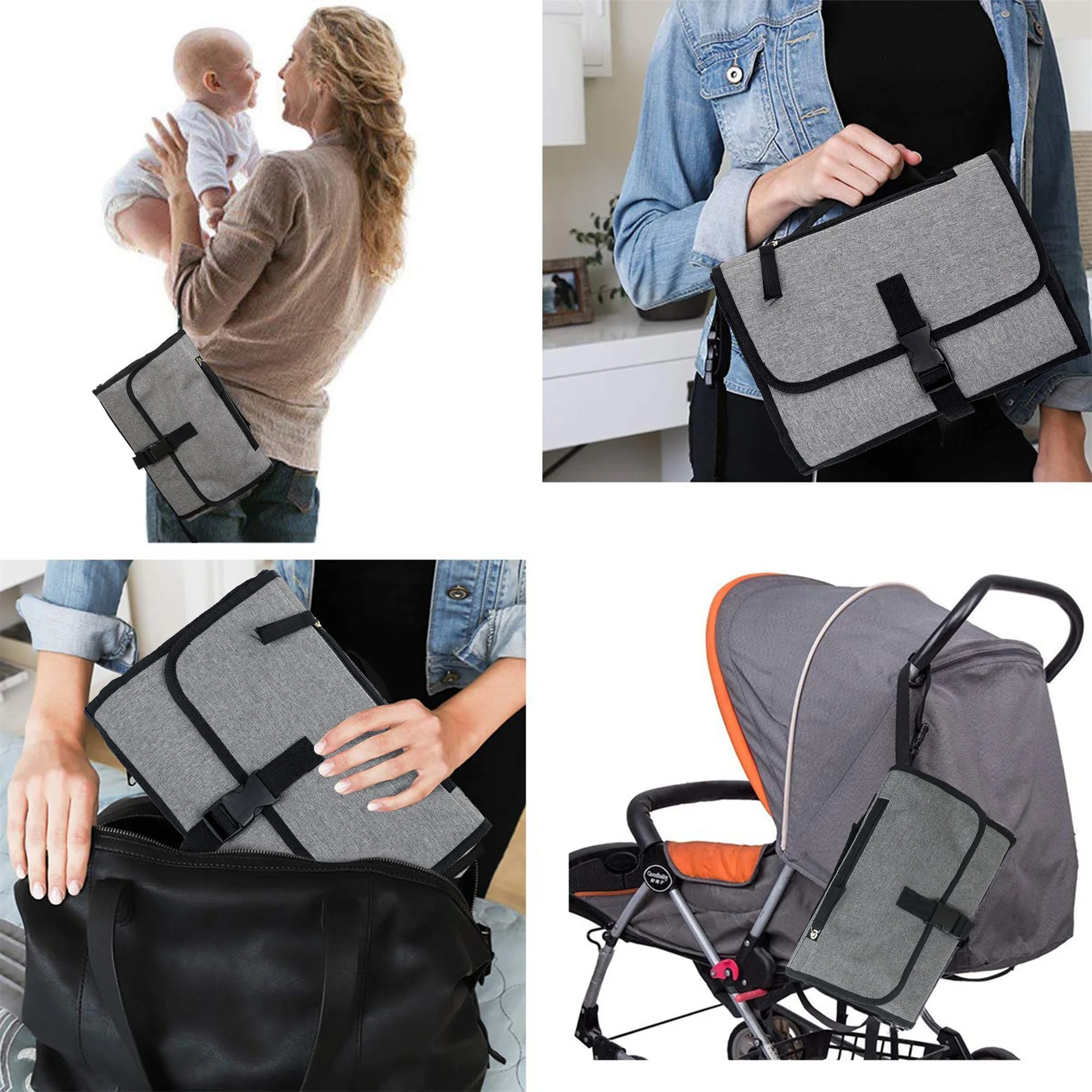 
Waterproof diaper pad easy to removable removable travel pad Baby diaper changing pad 