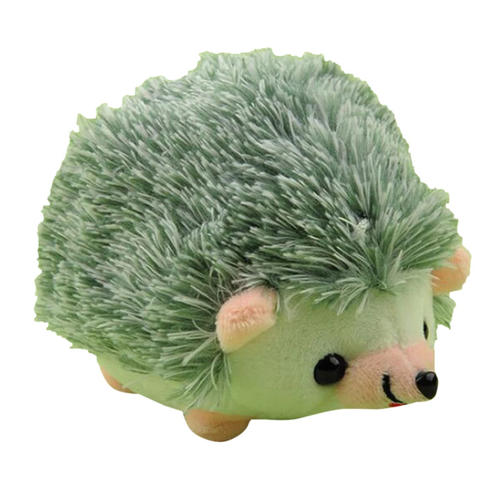Honbay Cute Furry Hedgehog Shape Pin Cushion Fabric Pin Holder for Sewing or DIY Crafts