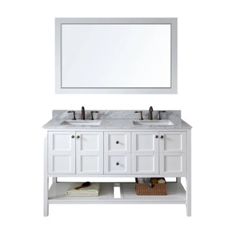 Light luxury vanities modern style furniture with bathroom cabinet water plywood for sale