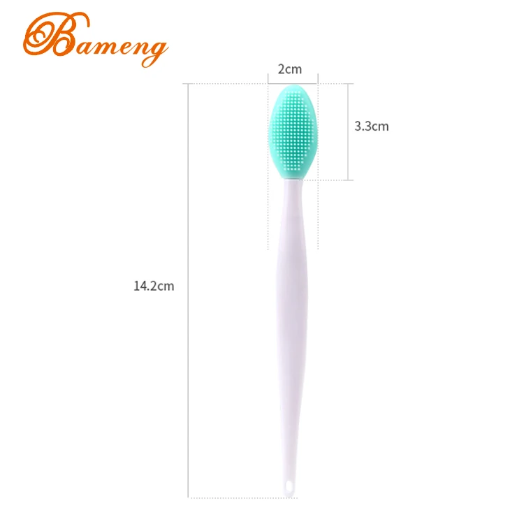 

3 In 1 Beauty Wash Face Nose Cleaning Soft Exfoliating Tool Silicone Lip Brush, Pantone color