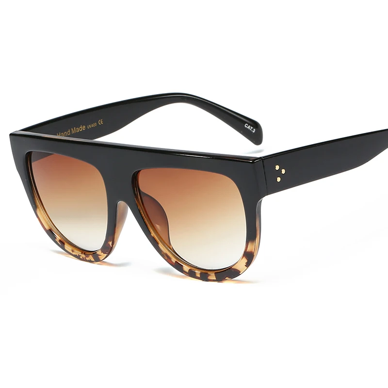 

SHINELOT 97055 Summer Style Classic Women Fashion Sunglasses Trendy Big Frame Sun Glasses Custom Logo CE UV400 PC Gradient Resin
