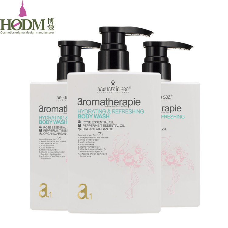 

Mountain Sea Custom Label Rose Essential Oil 200ML Shower Gel Moisturizing Bath and Hydrating Body Wash