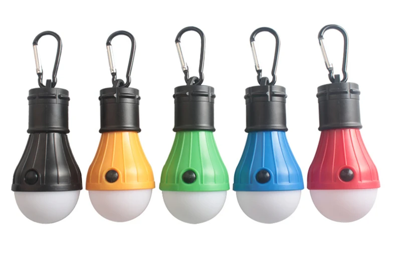 Mini Portable Lighting Lantern Tent Light LED Bulb Emergency Lamp Waterproof Hanging Hook Flashlight Camping Light 4pcs/lot