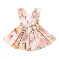 

RTS Girls Bohemian Dress Weeding Party Princess For Girl 0-2-10 Year Boutique Kid Clothing