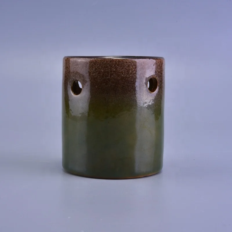 Empty tealight ceramic candle holders wedding decoration centerpieces
