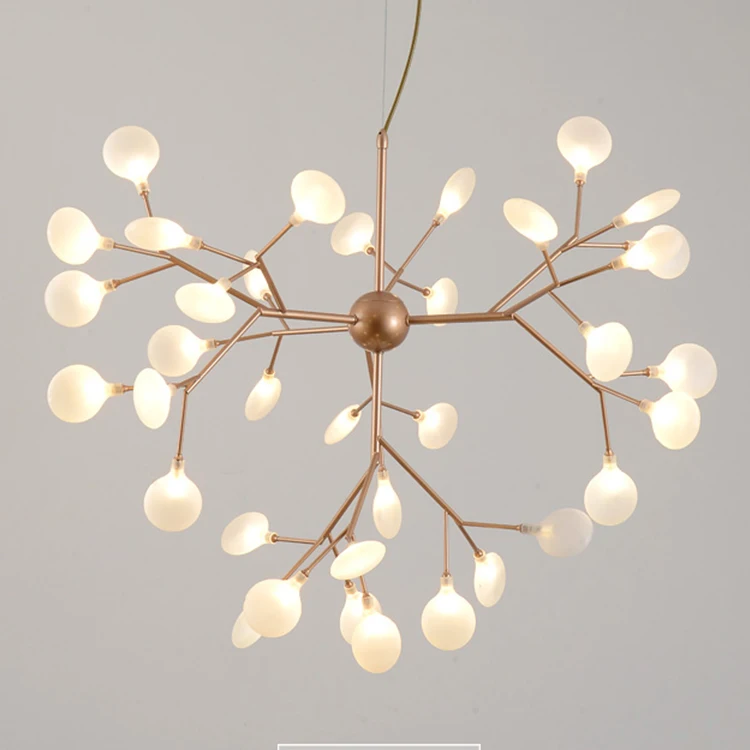 Nordic modern creative Firefly pendant light led  living room restaurant chandelier
