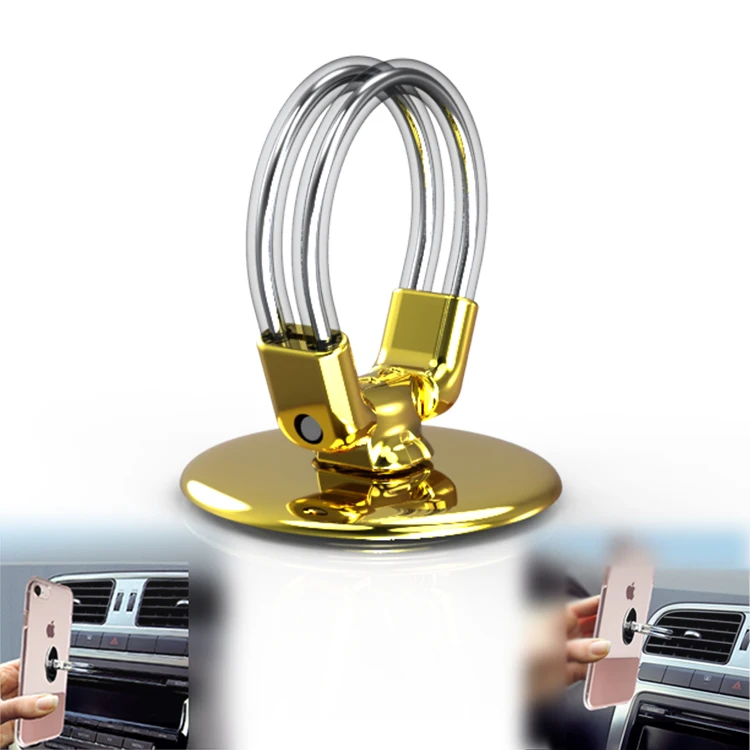 

NEW ORIGINAL Universal phone ring holder car air vent mount holder finger ring holder for mobile phone