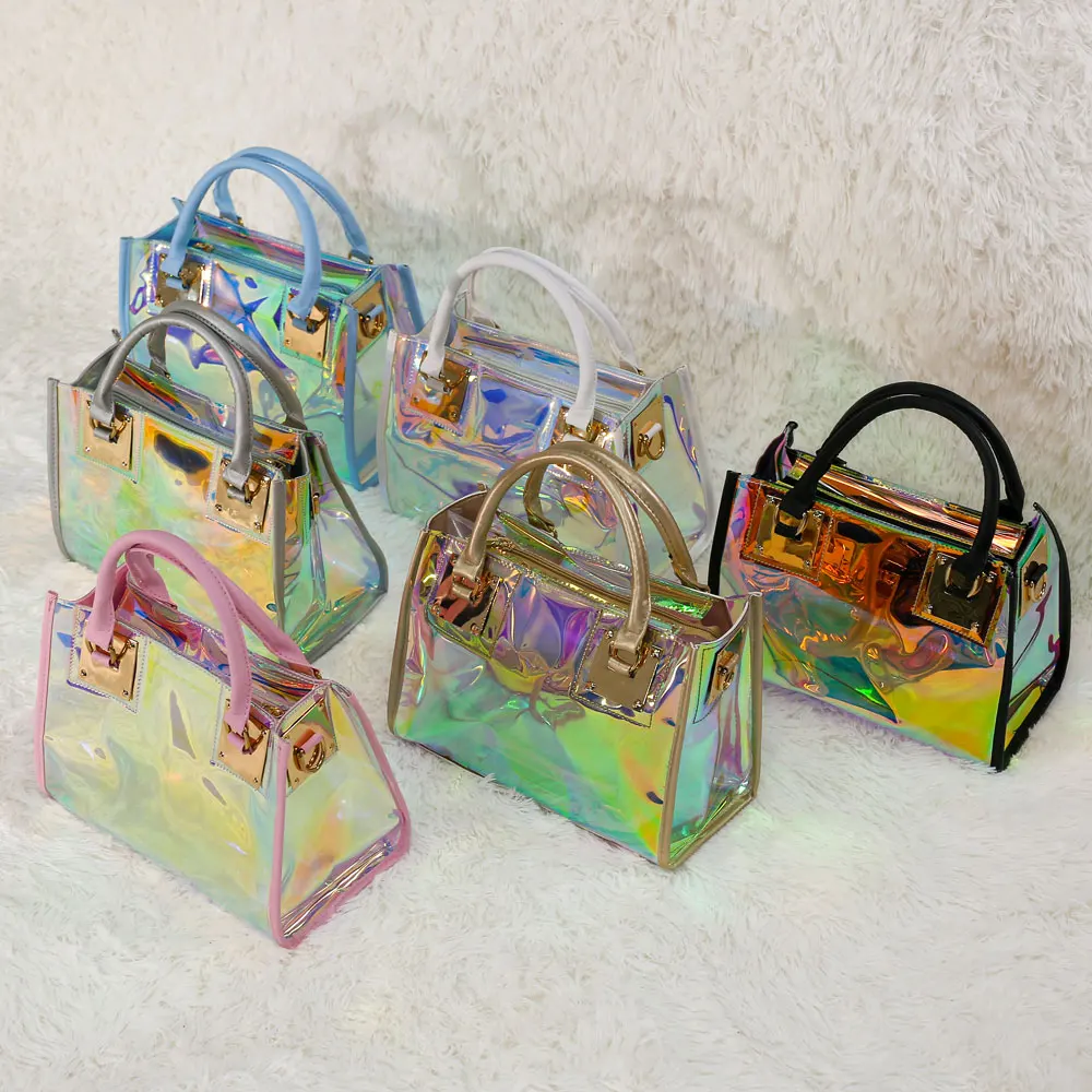 

Fashion Trend High Quality Multicolor 5 Colours Jelly Purse Handbag For Women Luxury Hand Bags Ladies, 6 colors