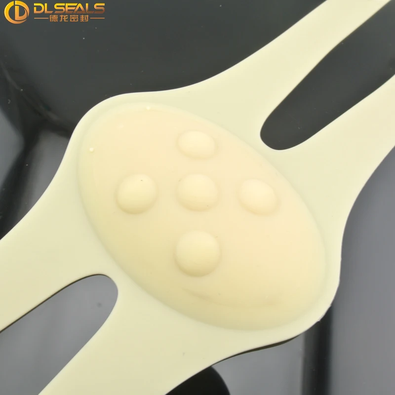 

DLSEALS Massage feet belt stimulate the circulation of blood, Yellow translucent