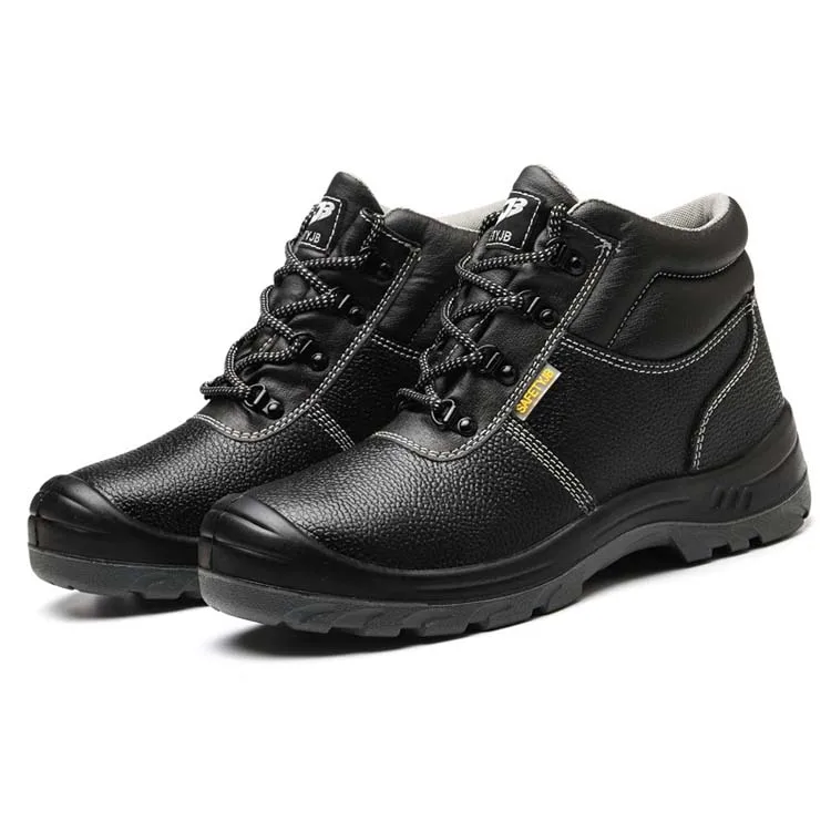 Steel Toe Unisex Lightweight Jogger Safety Sneakers Slip Resistant Factory Work Shoes Summer Autumn Winter Genuine Leather