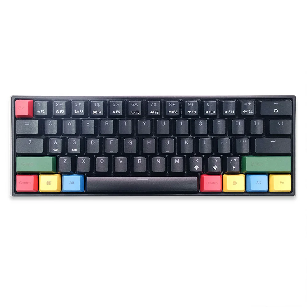 

Oem Profile PBT Keycaps Dyed Sub Thicken PBT Keycap Set Mechanical keyboard Keycaps Mac, Multi color