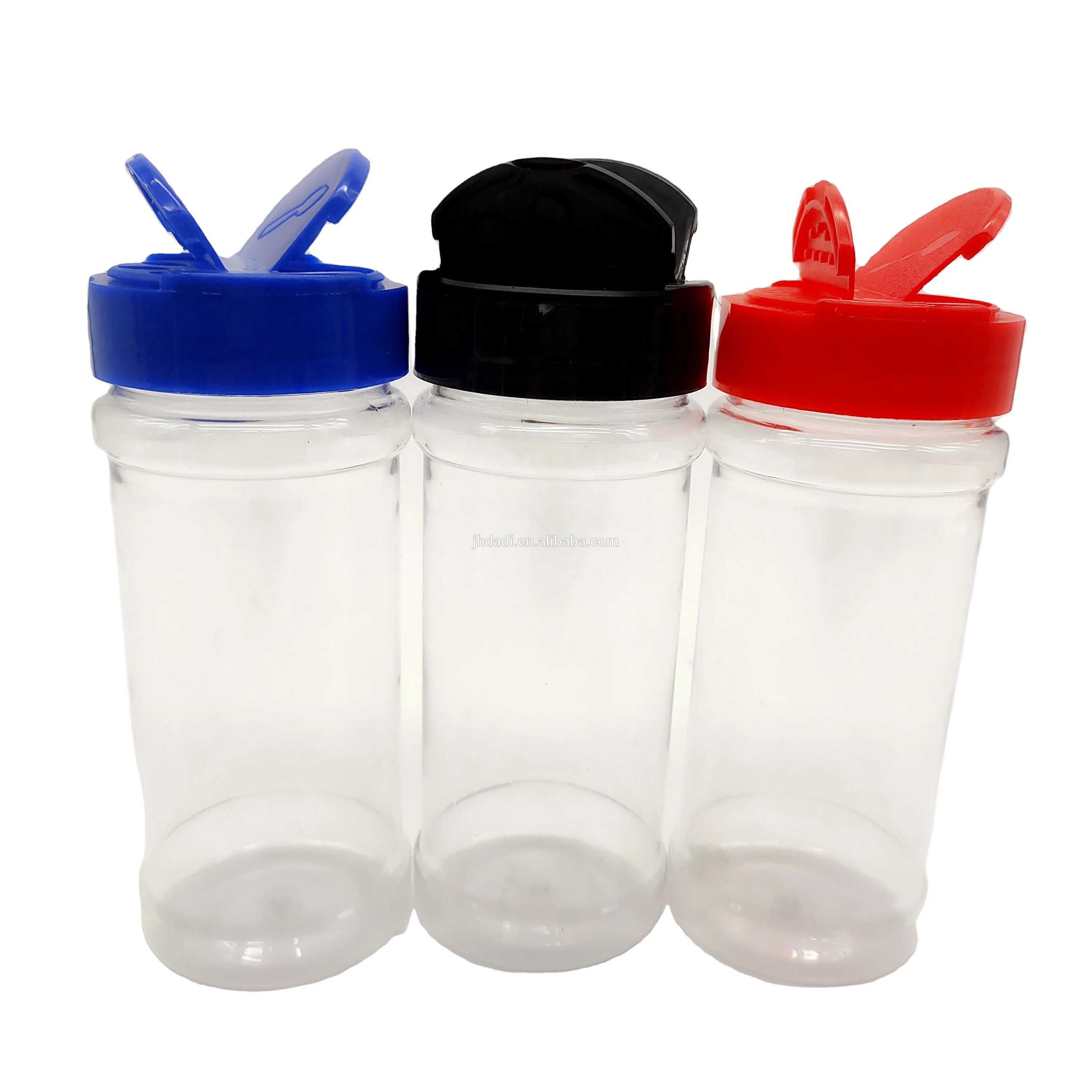

6oz 7oz 8oz Seasoning Bottle Spice Jar Wholesale Plastic Salt Shakers Spice Jar with Seal Liners, Customized color