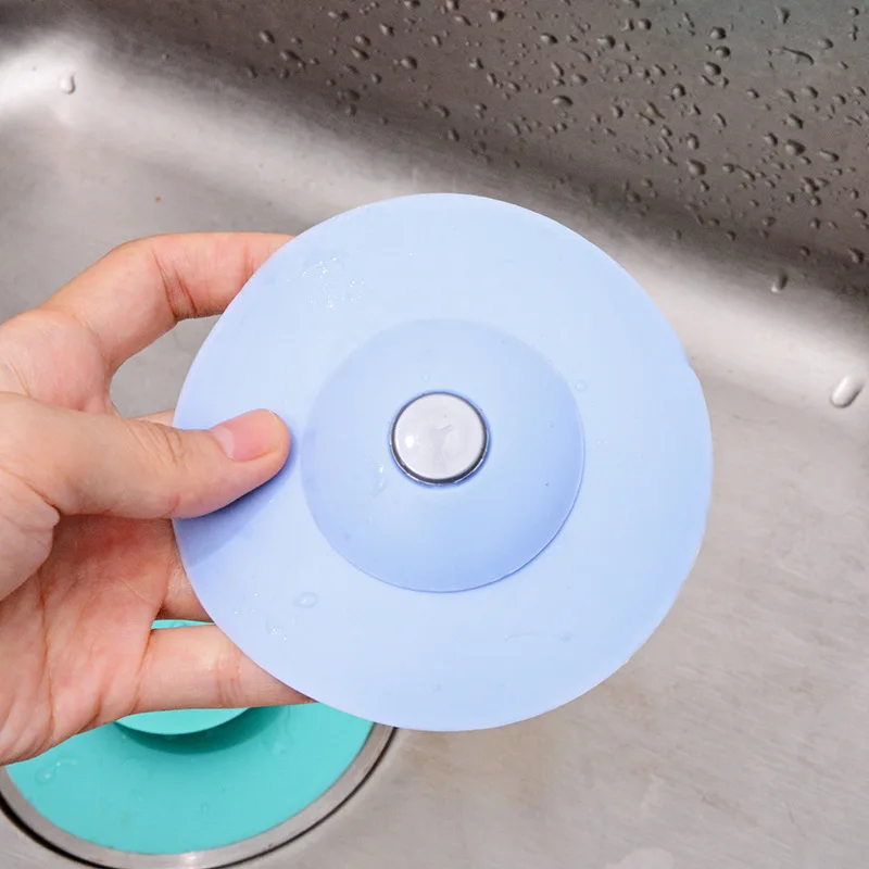 

Odor-proof Floor Drain Silicone Bouncing Sink Plug Pool Plug Sewer Filter Screen Bath Cylinder Plug Ufo Cover