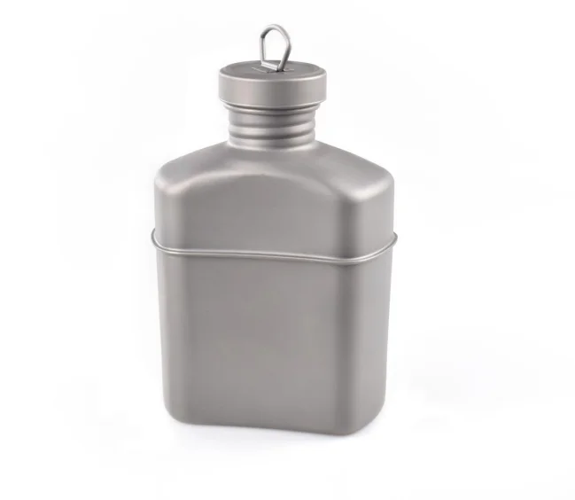 1000ml Titanium Camping Canteen Drinking Water Bottle Buy Titanium