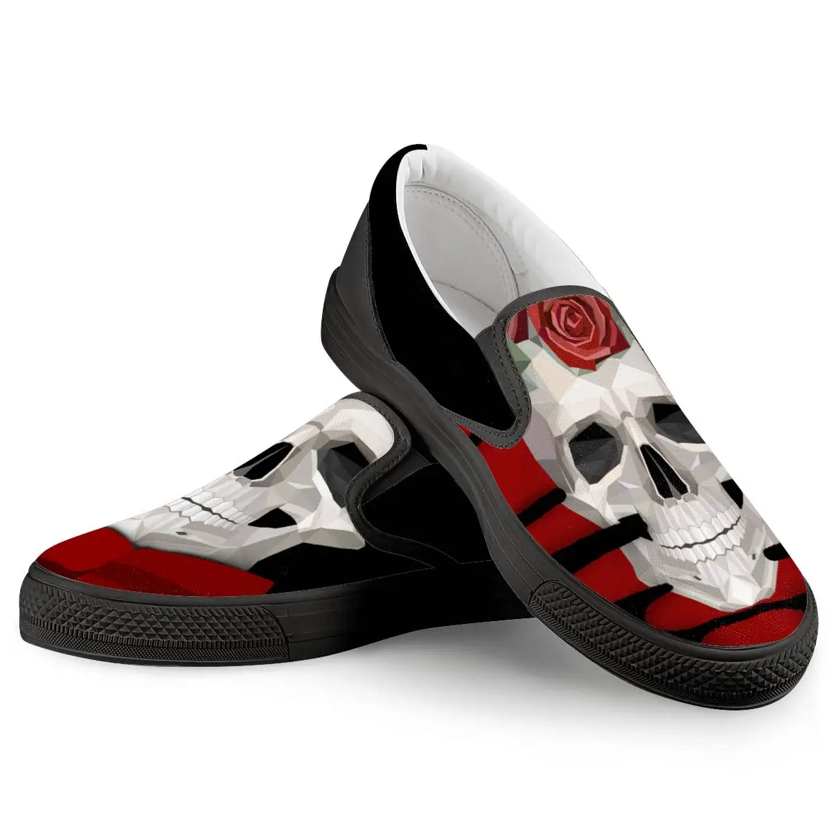 

FORUDESIGNS Factory Sale Mens Casual Fashion Brand Sport Unisex New Slip On Shoes Custom Sublimaition Print Logo Customized, Accept customized color