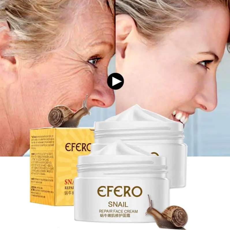 

Skin Care Anti Wrinkle Anti Aging Moisturizing Nutrition Repair Collagen Efero Snail Face Cream