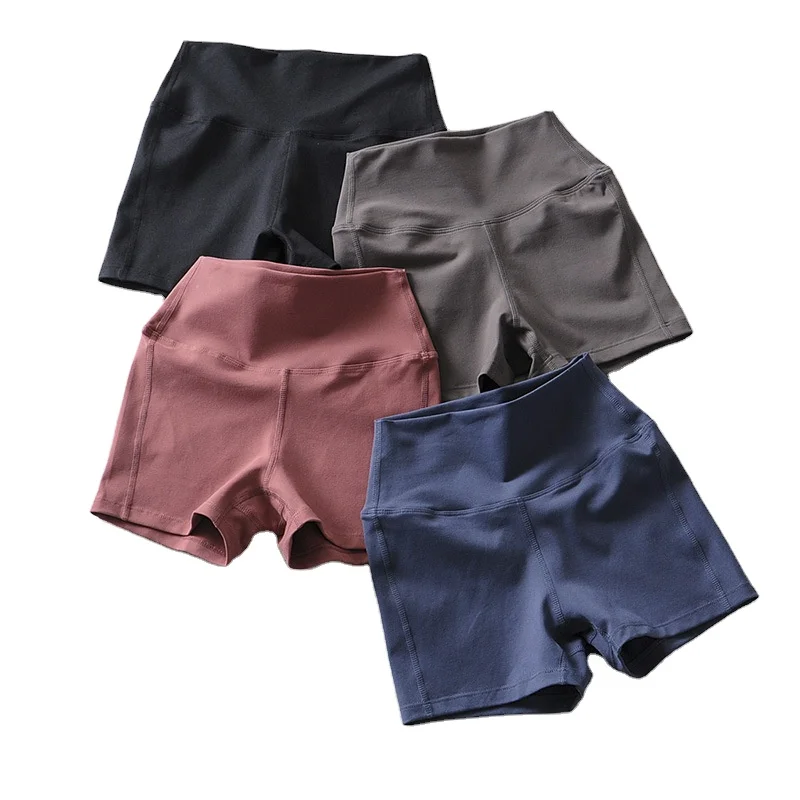 

DK020 high waist Women's Gym Fitness Yoga Shorts High Stretchy Dry Quickly Running Sports Shorts