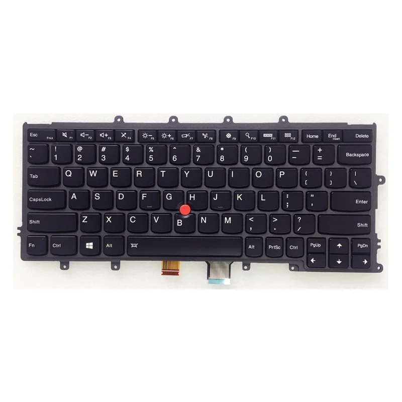 

Laptop Keyboard for lenovo Backlit US Layout KBD for T430 04X0177, Black