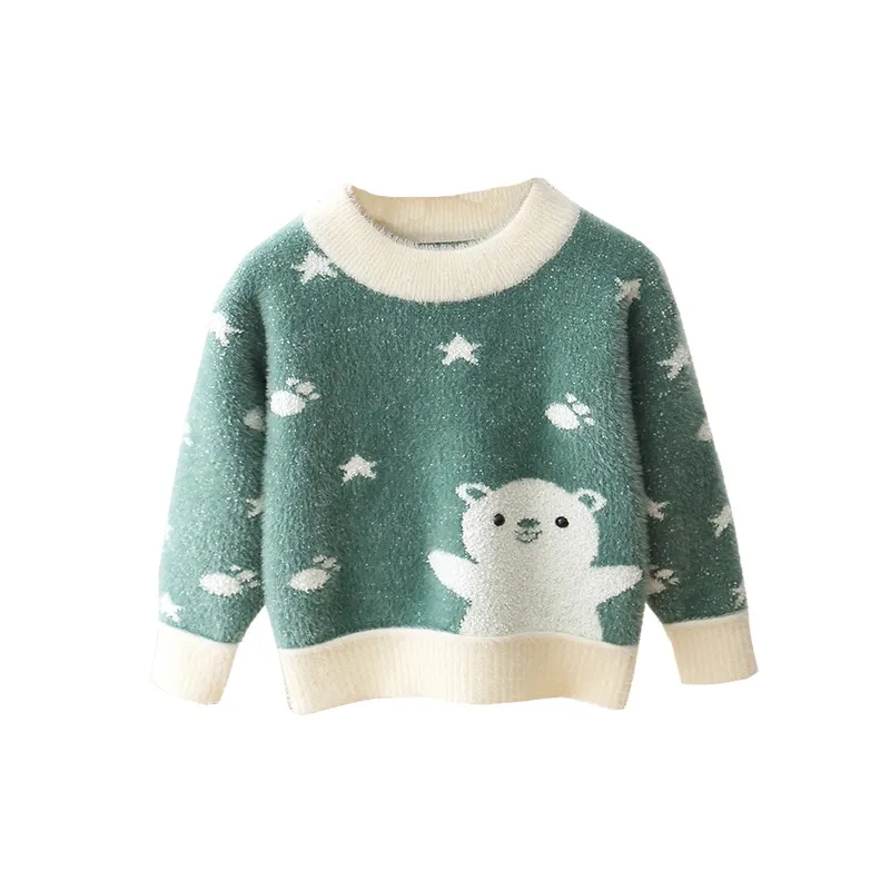 

China popular autumn winter 2020 children boys' sweater baby's versatile knitting bottoming sweaters, Mixed