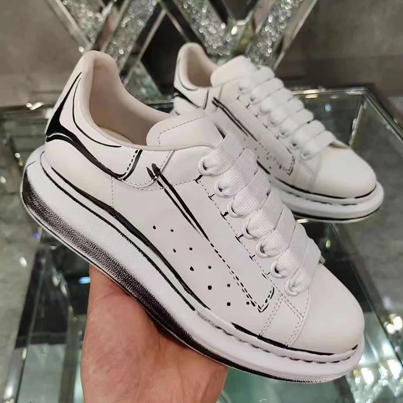 

New Fashion Sneaker Custom Design Men's Casual Shoes Sneakers, As pictures