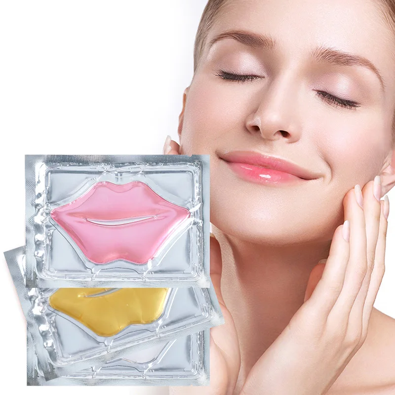 

Free Shipping 1300 pieces Crystal Lip Mask jelly lip mask 5g moisten mouth three Color Lip Mask