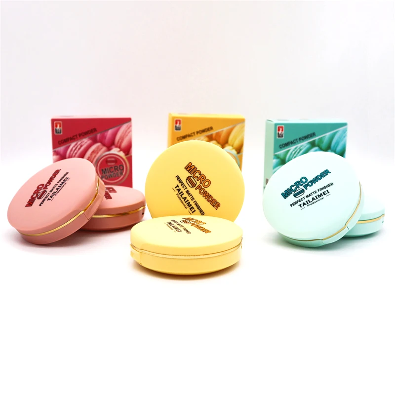 

5 In 1 Private Label Make Up Mineral Soft Smooth Matte Powder Control Oil Compact Powder Full Coverage OEM, 2 colors