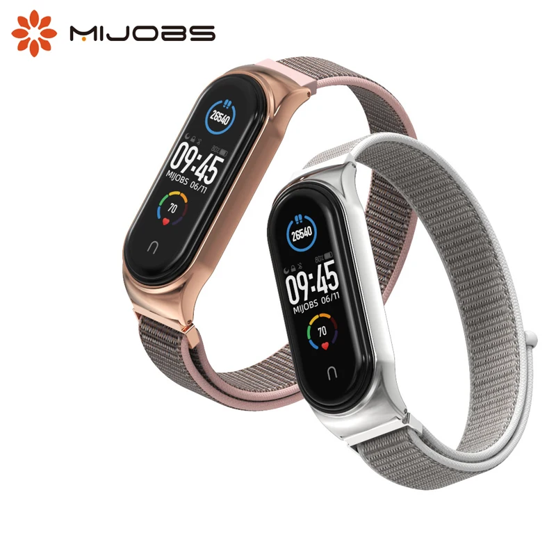 

Suitable Smart Strap Classic Nylon CS Smart Watch Bracelet For Xiaomi Mi Band 5, 7 colours
