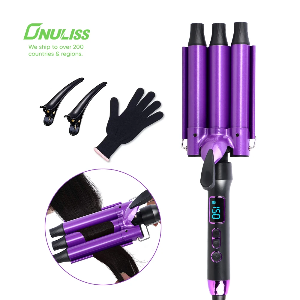 

2023 New Product Curling Iron 3 Barrel Hair Curler Electric Hair Styling Tools