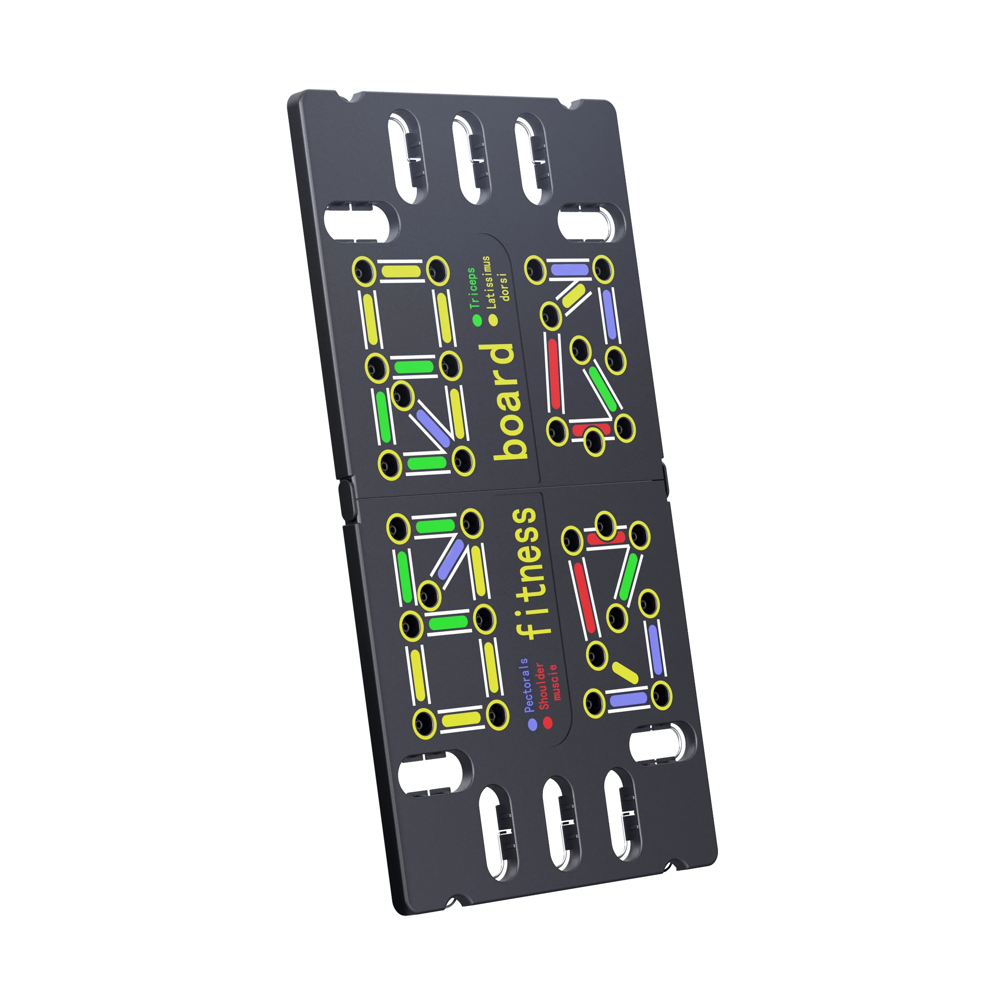 

Multi Functional Weight Loss Home Training Sport Balance Body Push Up Fitness Board, Black