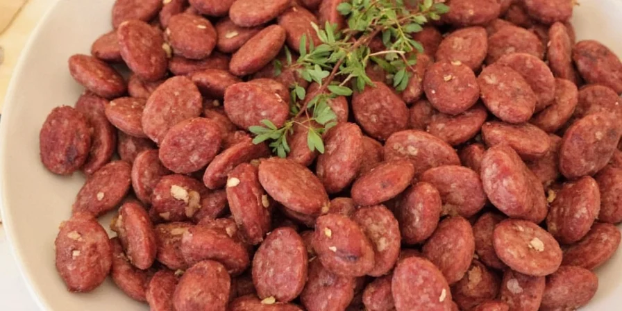 Side-by-side spice blends for venison sausage